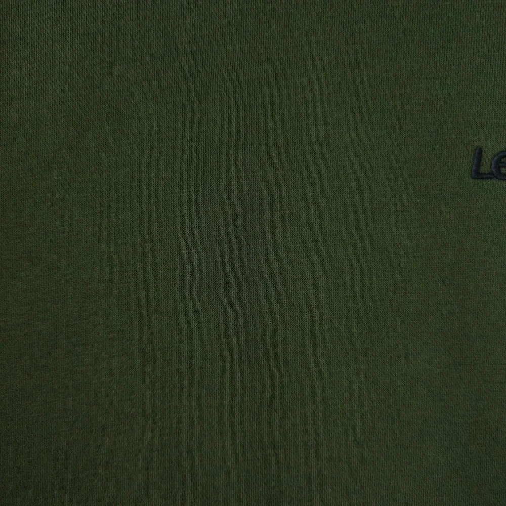 Levis Sweatshirt Mens XL Green Relaxed Fit Seasonal Crew Neck Pullover Fleece